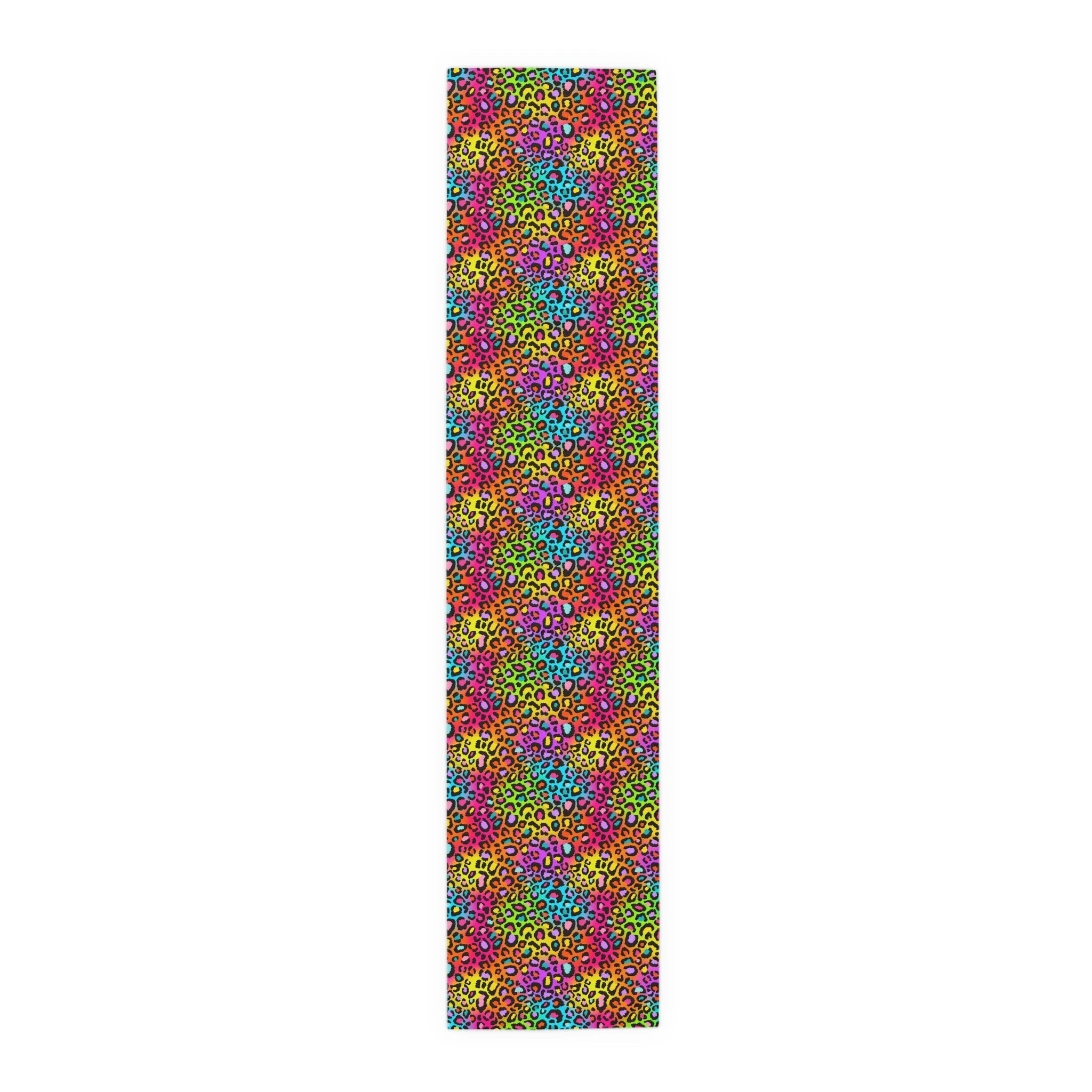Bespattered Facade Neon Leopard Table Runner (2 sizes) by Bespattered Facade