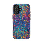Bespattered Facade Party Time Rainbow Confetti Dots Tough Case by Bespattered Facade