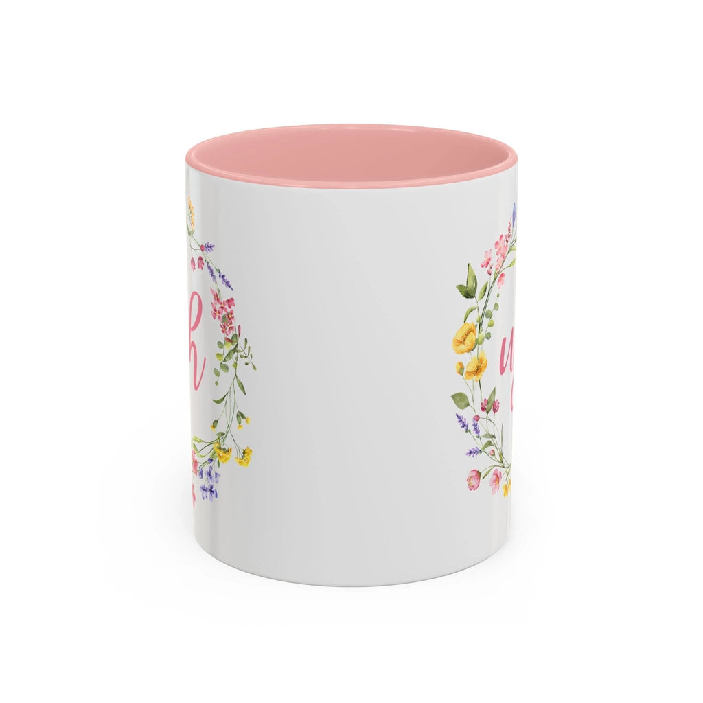 Bespattered Facade Pastel Floral Ugh Mug | Five Colors | 11oz by Bespattered Facade