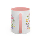 Bespattered Facade Pastel Floral Ugh Mug | Five Colors | 11oz by Bespattered Facade