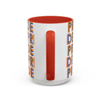 Bespattered Facade Pride Rainbow Ribbon Letters Mug | Eight Colors | 11oz or 15oz by Bespattered Facade