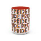 Bespattered Facade Pride Rainbow Ribbon Letters Mug | Eight Colors | 11oz or 15oz by Bespattered Facade