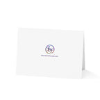 Bespattered Facade Rainbow Cat Party Greeting Cards | Sets of 1, 10, 30, or 50