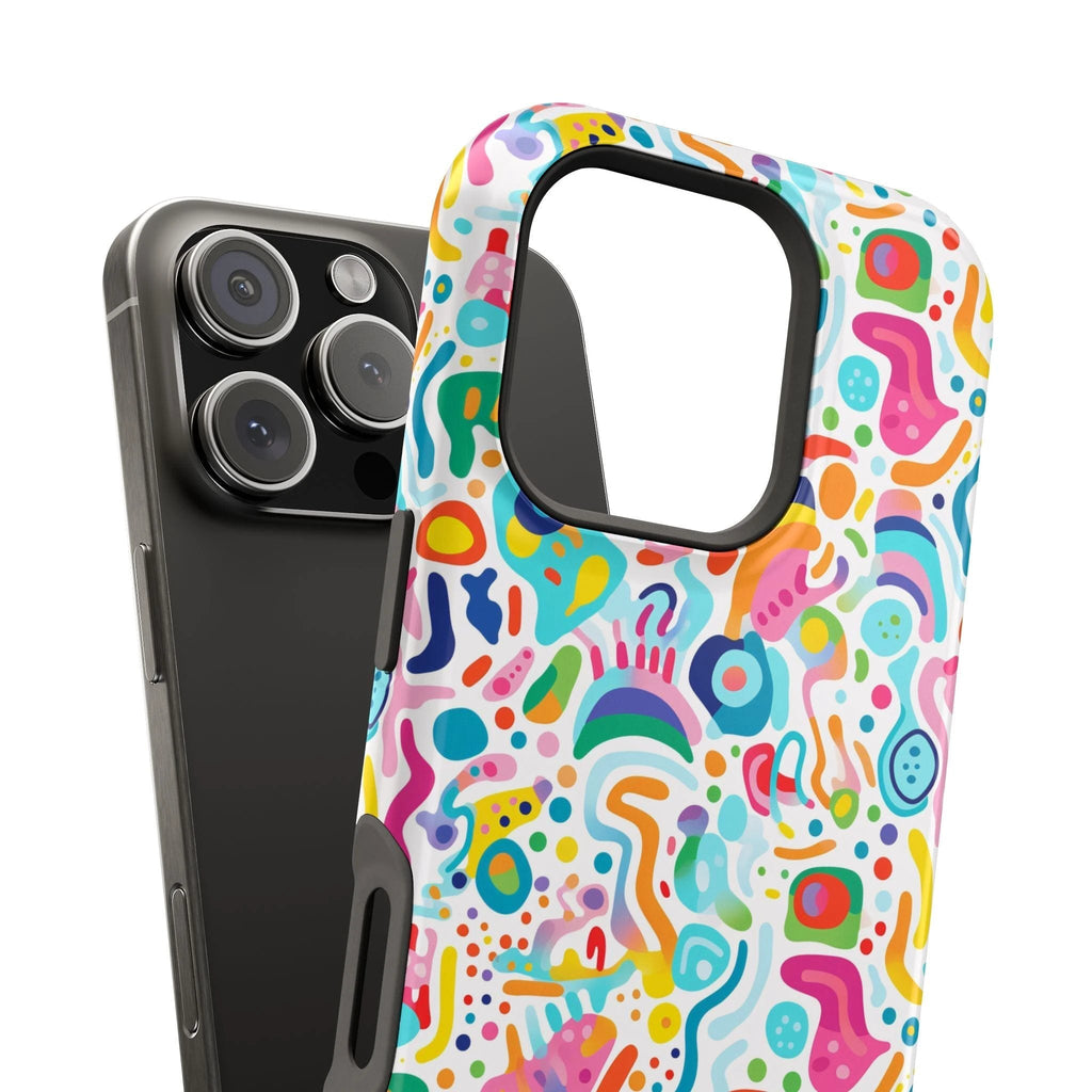 Bespattered Facade Rainbow Doodles Impact-Resistant Case by Bespattered Facade