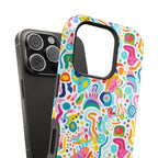 Bespattered Facade Rainbow Doodles Impact-Resistant Case by Bespattered Facade