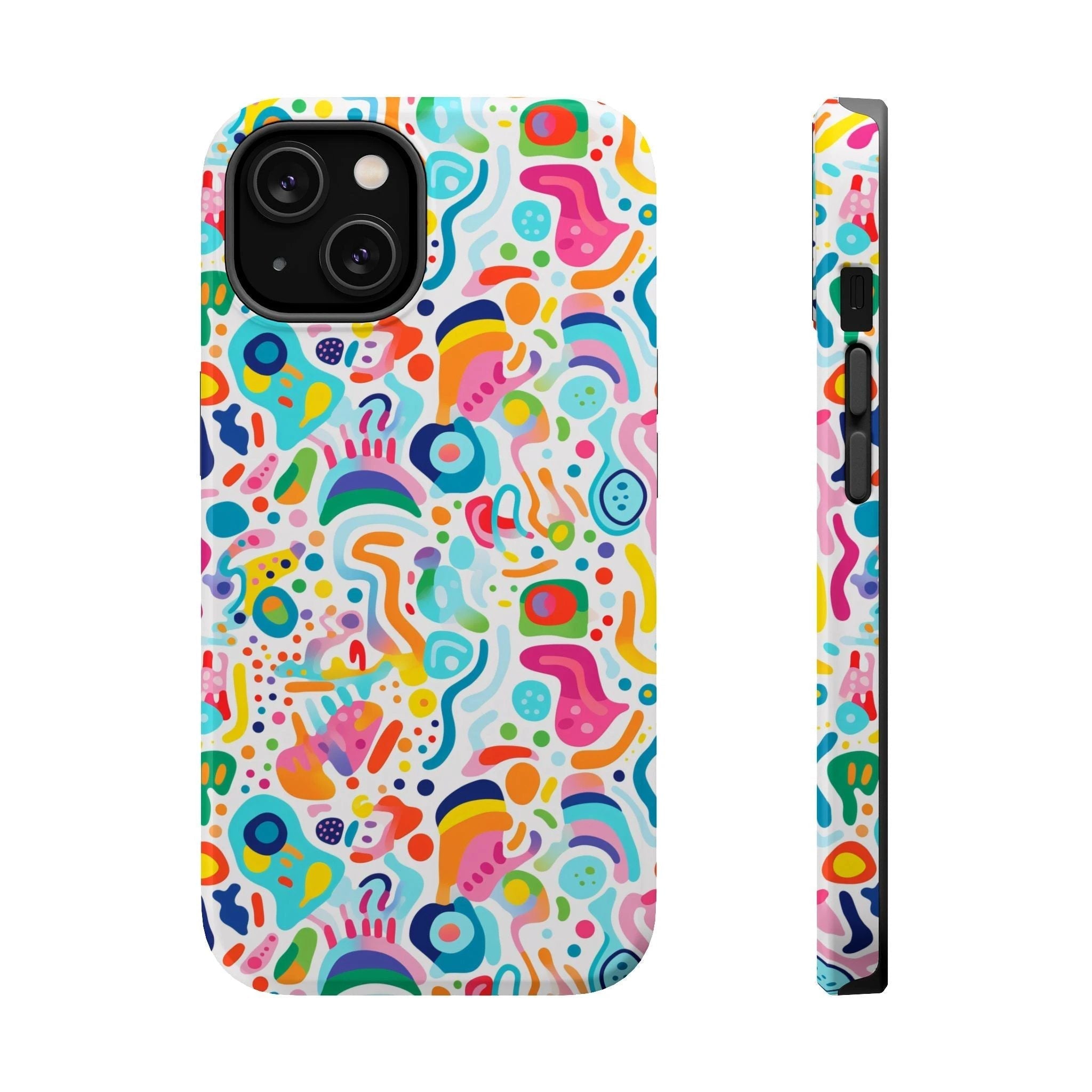 Bespattered Facade Rainbow Doodles MagSafe Tough Case by Bespattered Facade