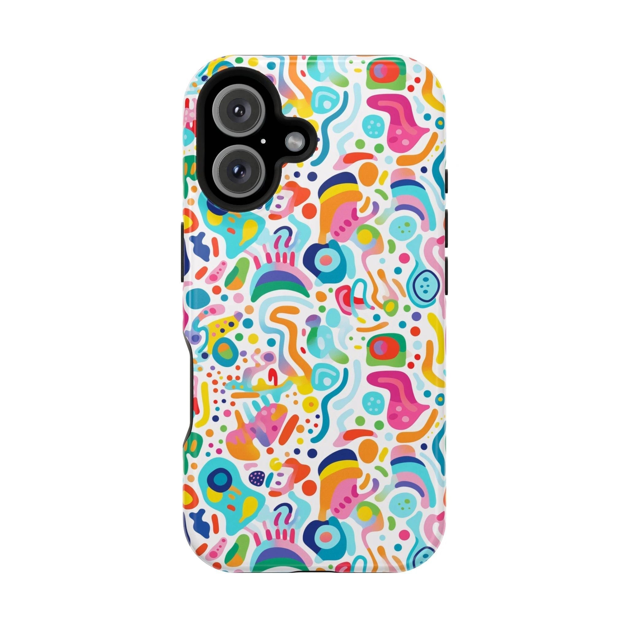 Bespattered Facade Rainbow Doodles MagSafe Tough Case by Bespattered Facade