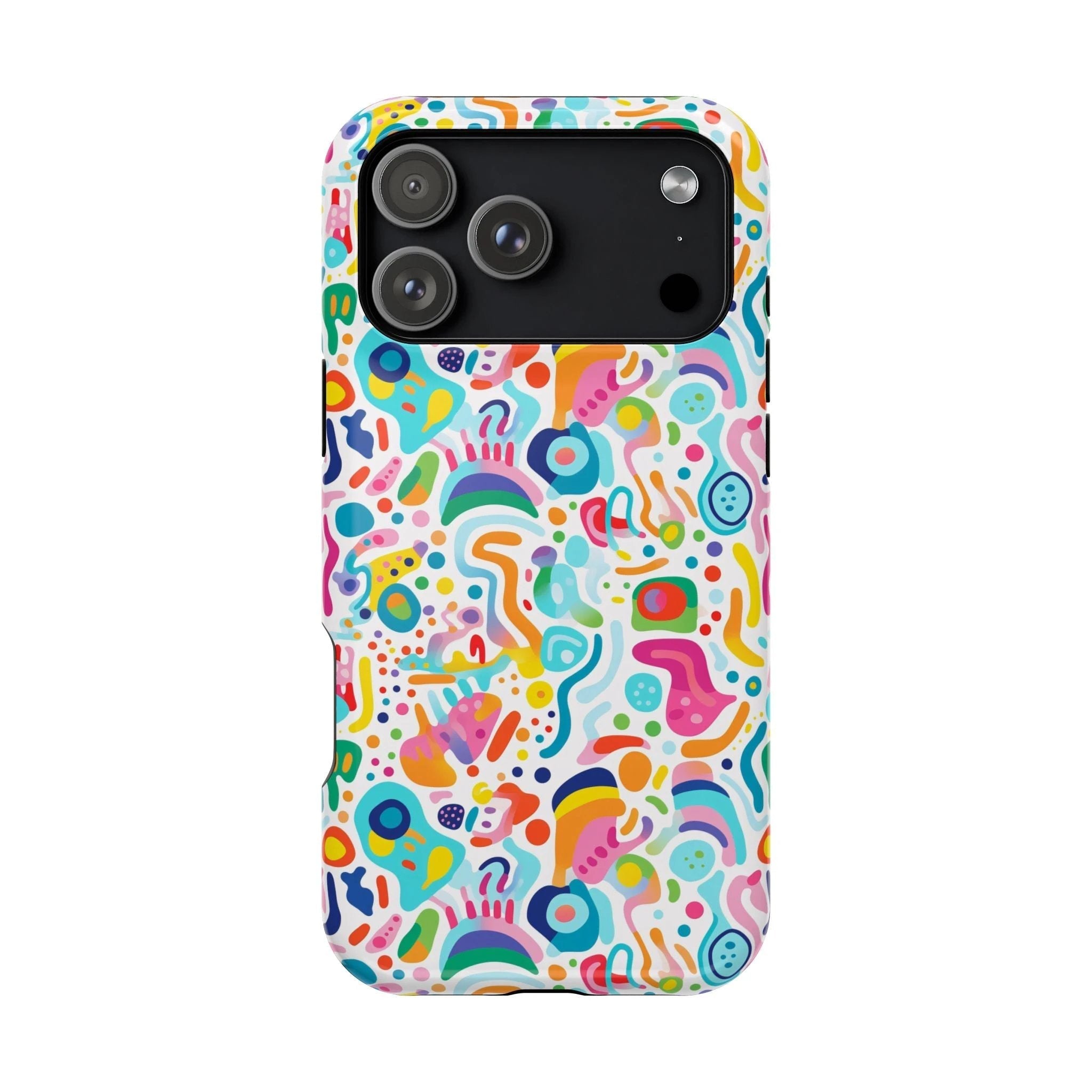 Bespattered Facade Rainbow Doodles MagSafe Tough Case by Bespattered Facade
