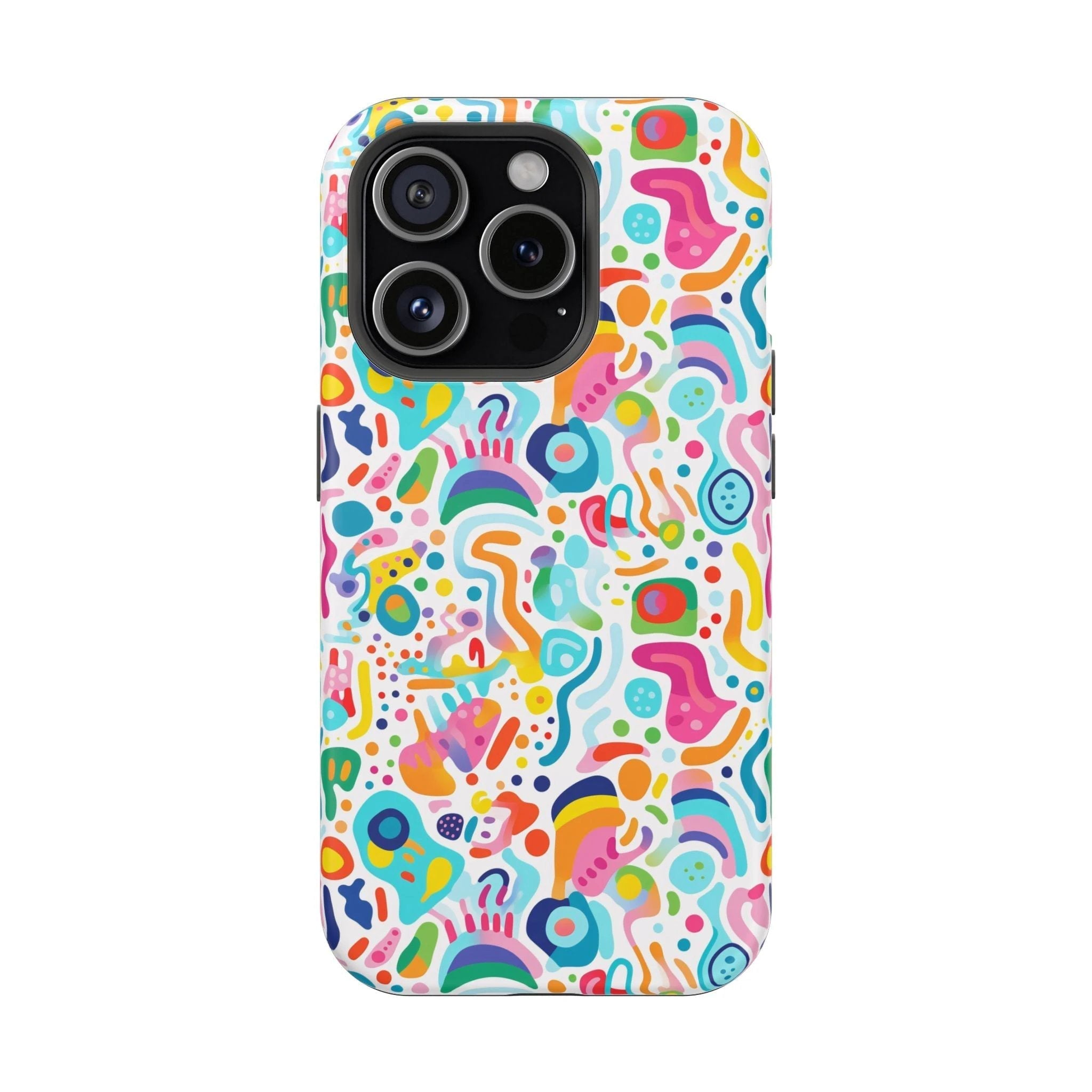 Bespattered Facade Rainbow Doodles MagSafe Tough Case by Bespattered Facade