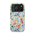 Bespattered Facade Rainbow Doodles MagSafe Tough Case by Bespattered Facade