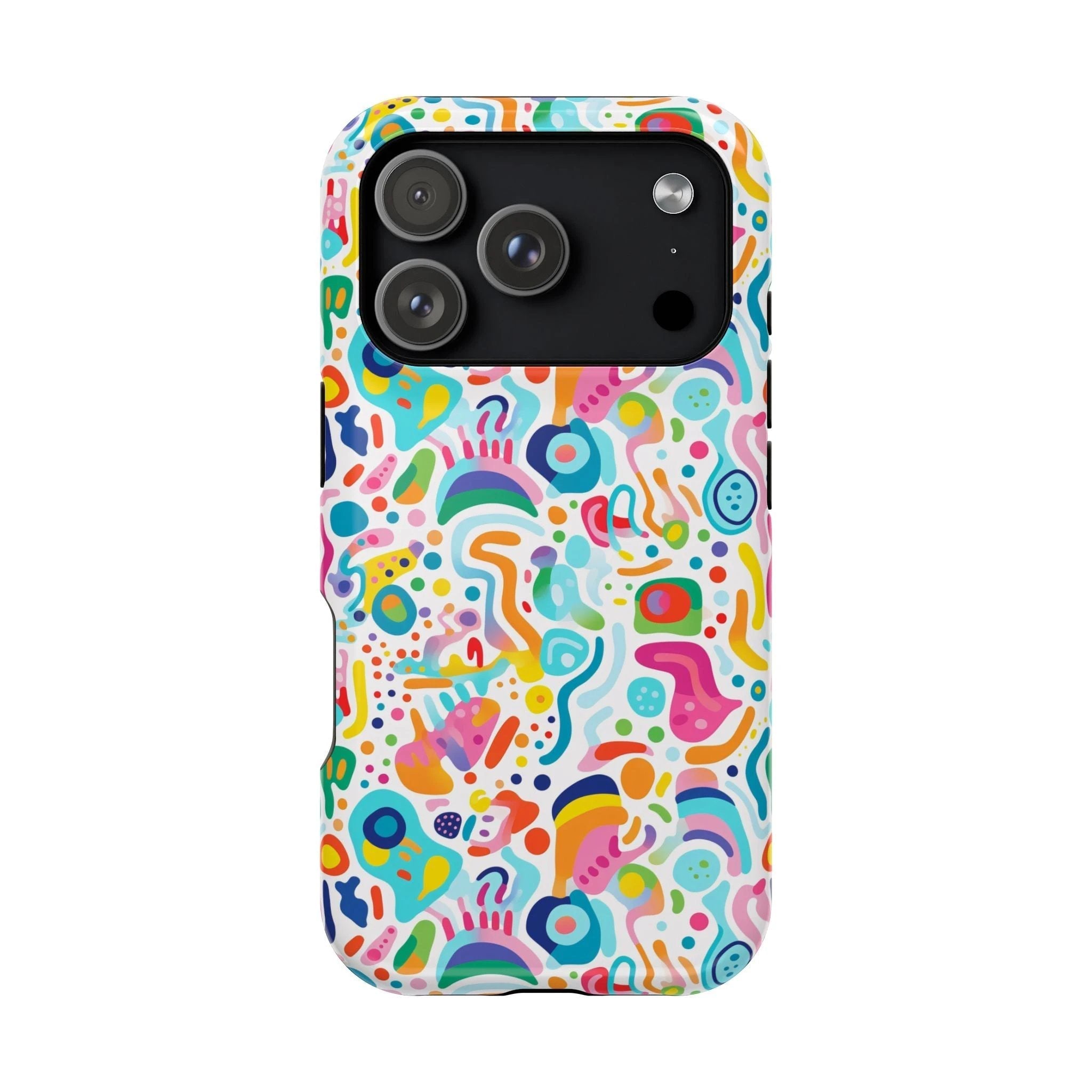 Bespattered Facade Rainbow Doodles MagSafe Tough Case by Bespattered Facade