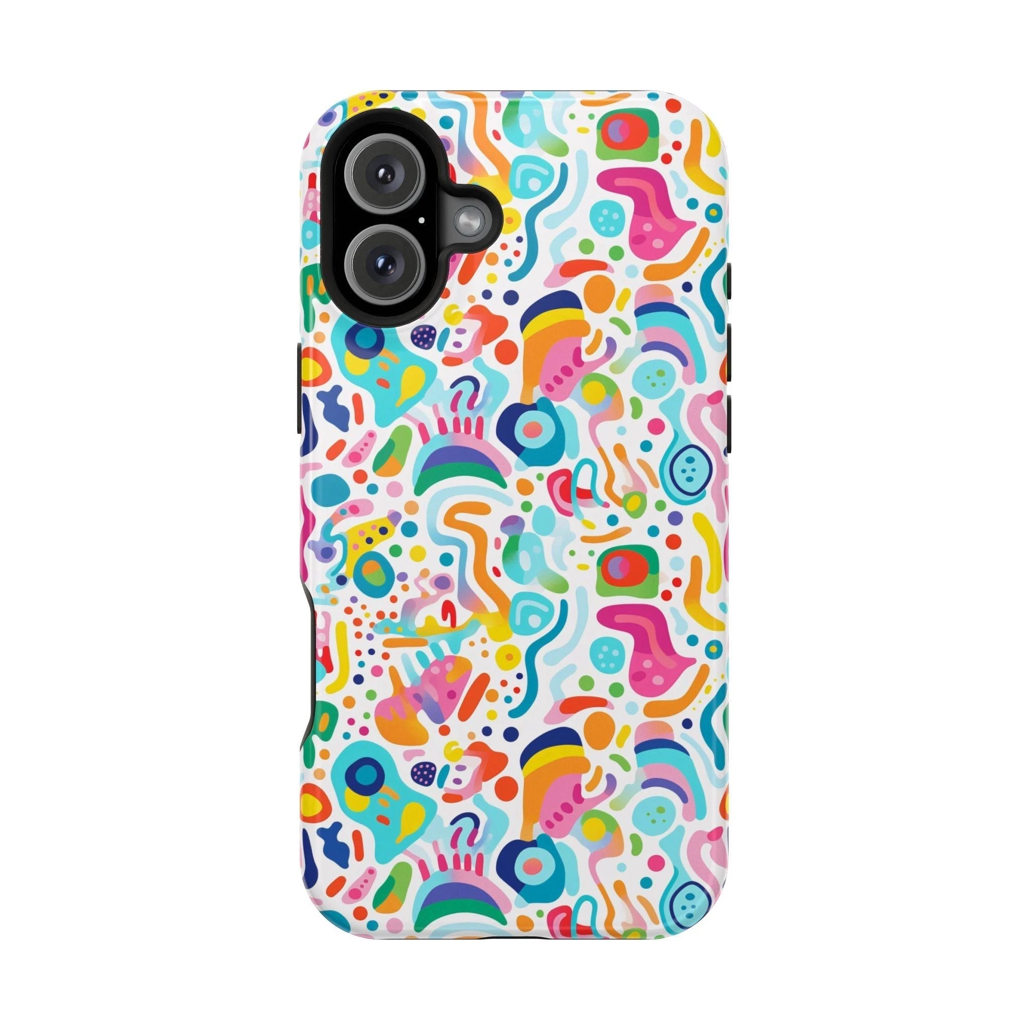 Bespattered Facade Rainbow Doodles MagSafe Tough Case by Bespattered Facade