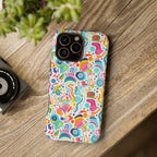 Bespattered Facade Rainbow Doodles MagSafe Tough Case by Bespattered Facade