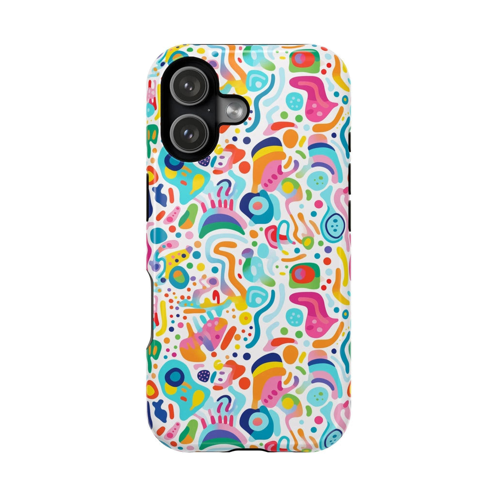 Bespattered Facade Rainbow Doodles MagSafe Tough Case by Bespattered Facade