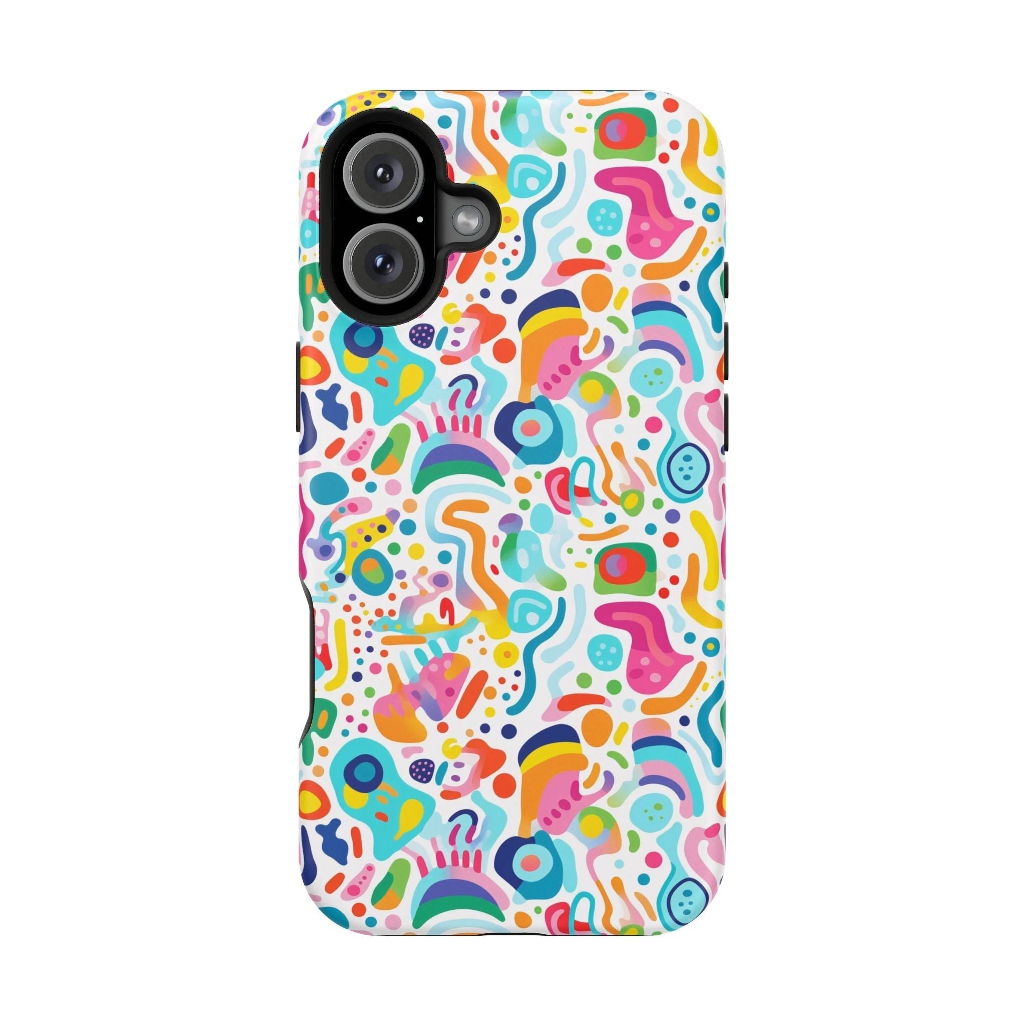 Bespattered Facade Rainbow Doodles MagSafe Tough Case by Bespattered Facade