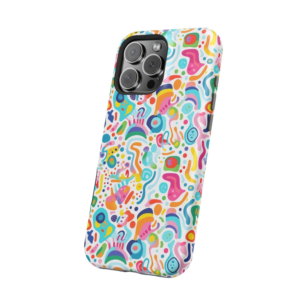 Bespattered Facade Rainbow Doodles MagSafe Tough Case by Bespattered Facade