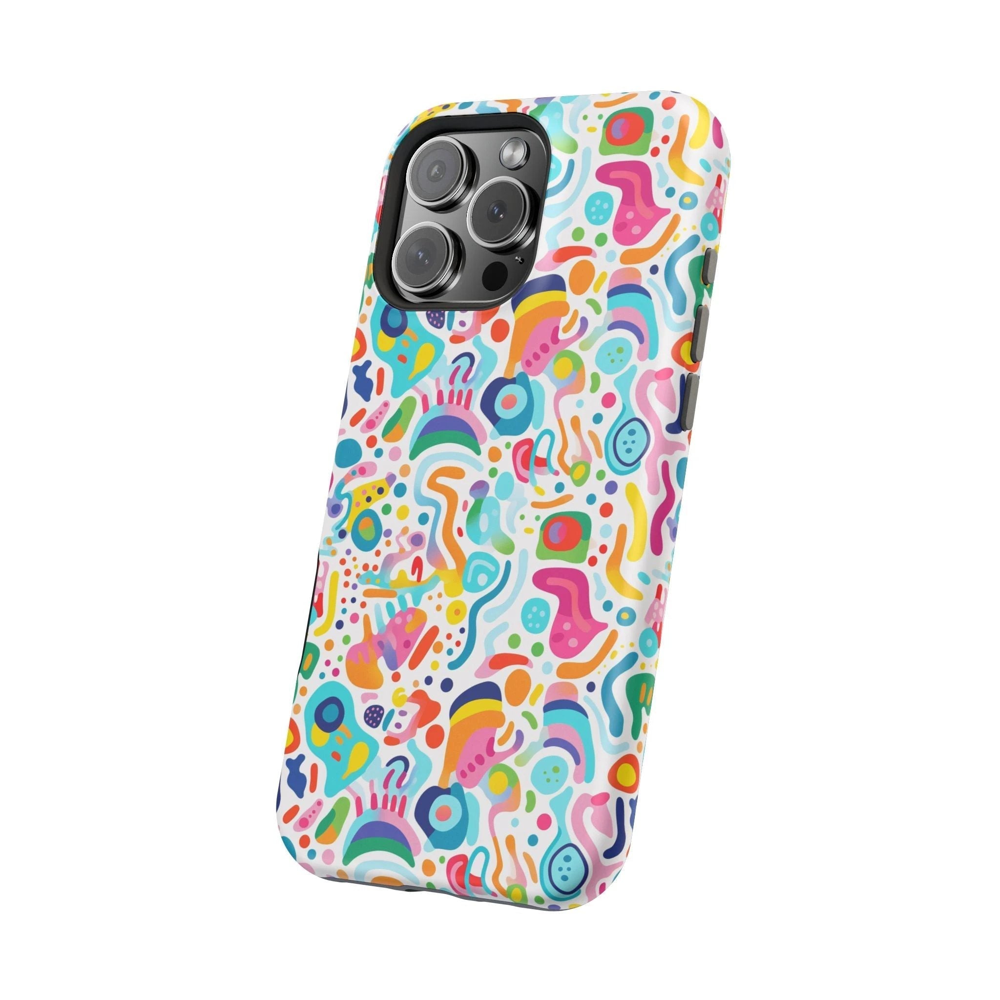 Bespattered Facade Rainbow Doodles MagSafe Tough Case by Bespattered Facade