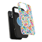 Bespattered Facade Rainbow Doodles MagSafe Tough Case by Bespattered Facade