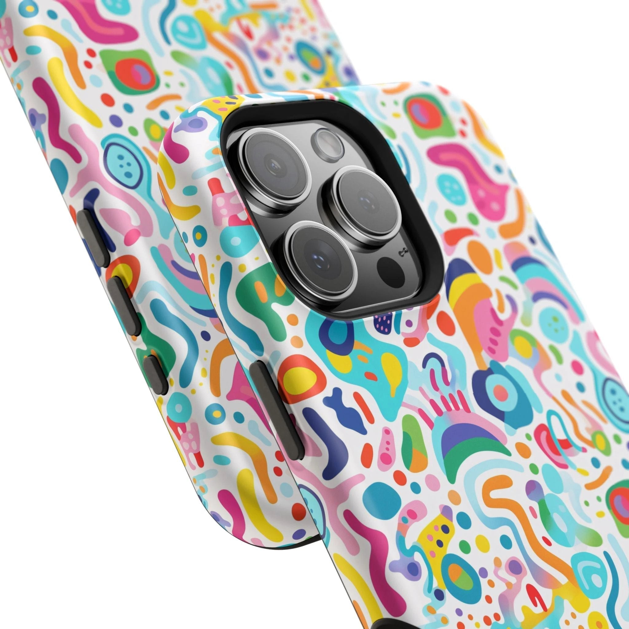 Bespattered Facade Rainbow Doodles MagSafe Tough Case by Bespattered Facade
