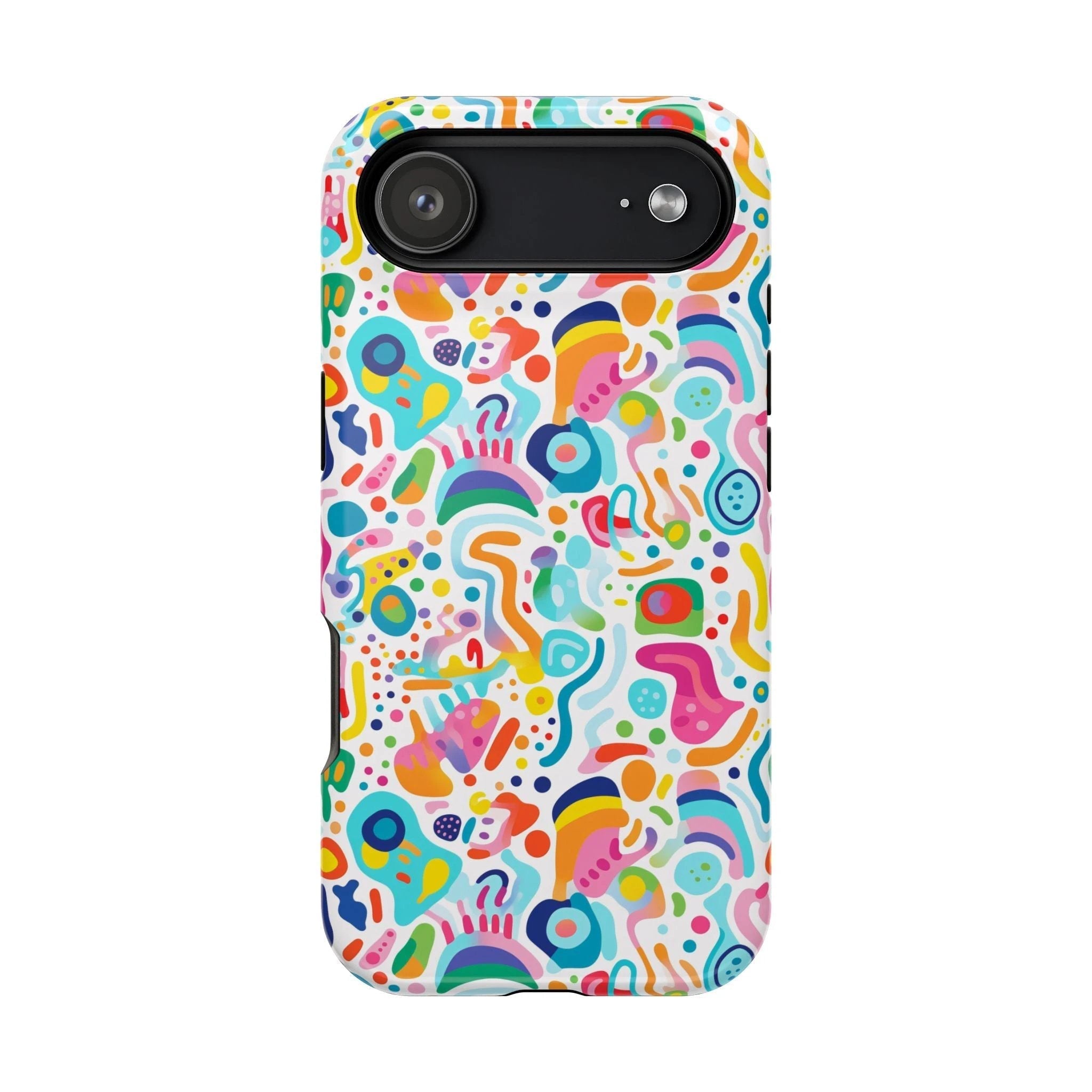Bespattered Facade Rainbow Doodles MagSafe Tough Case by Bespattered Facade