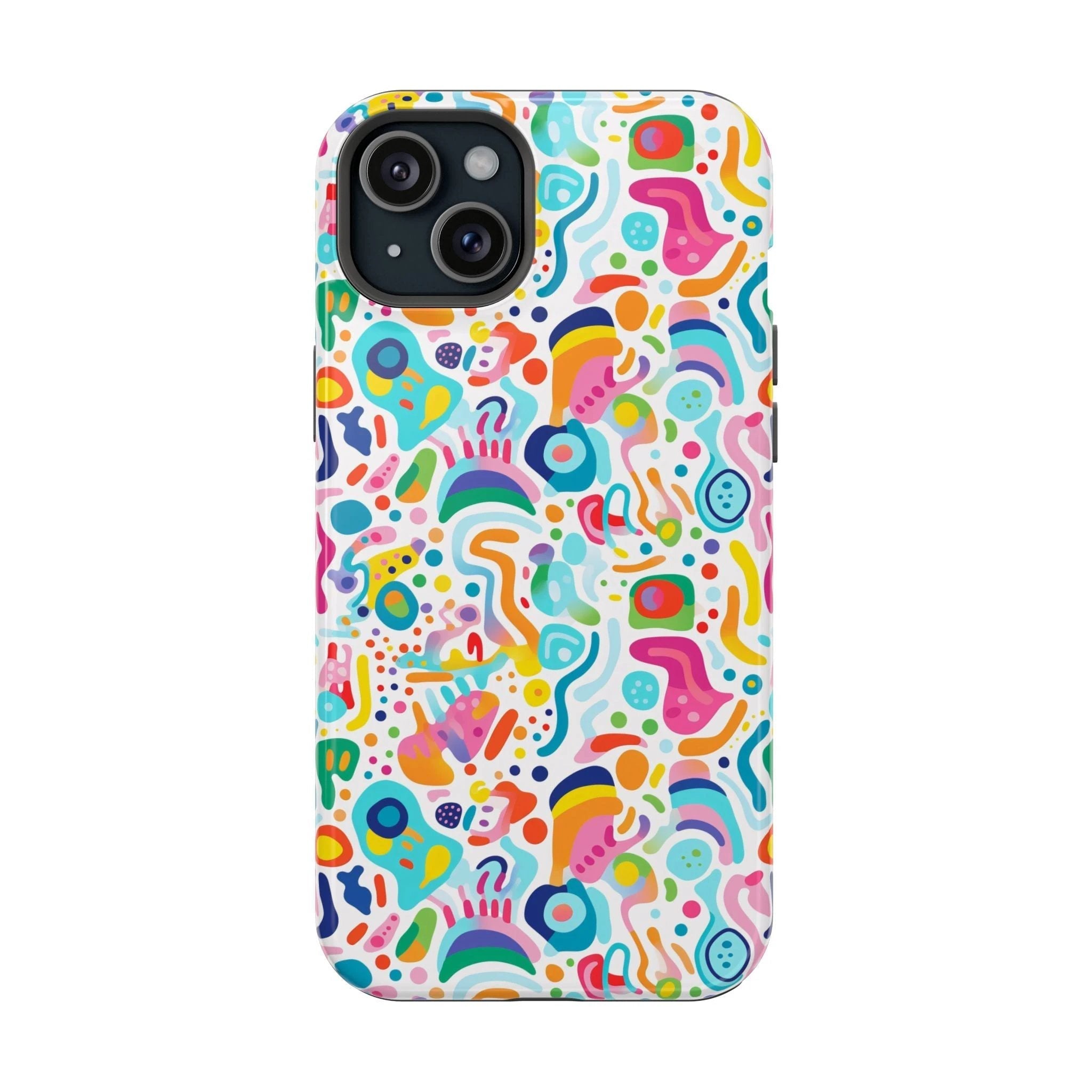 Bespattered Facade Rainbow Doodles MagSafe Tough Case by Bespattered Facade