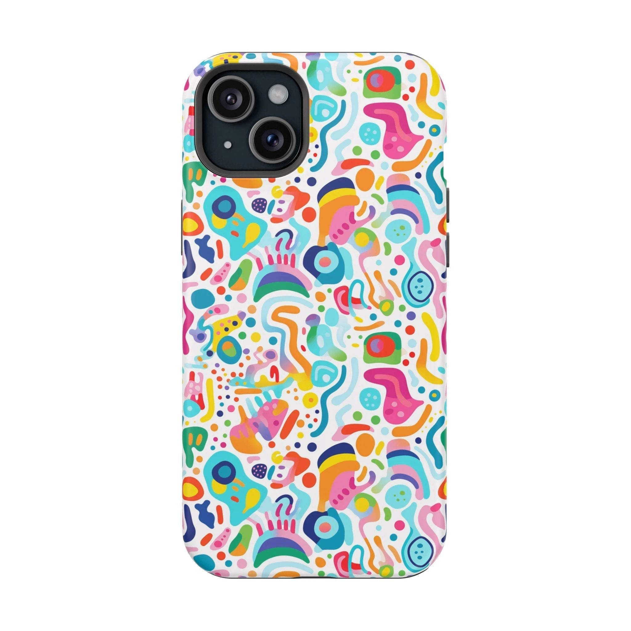 Bespattered Facade Rainbow Doodles MagSafe Tough Case by Bespattered Facade