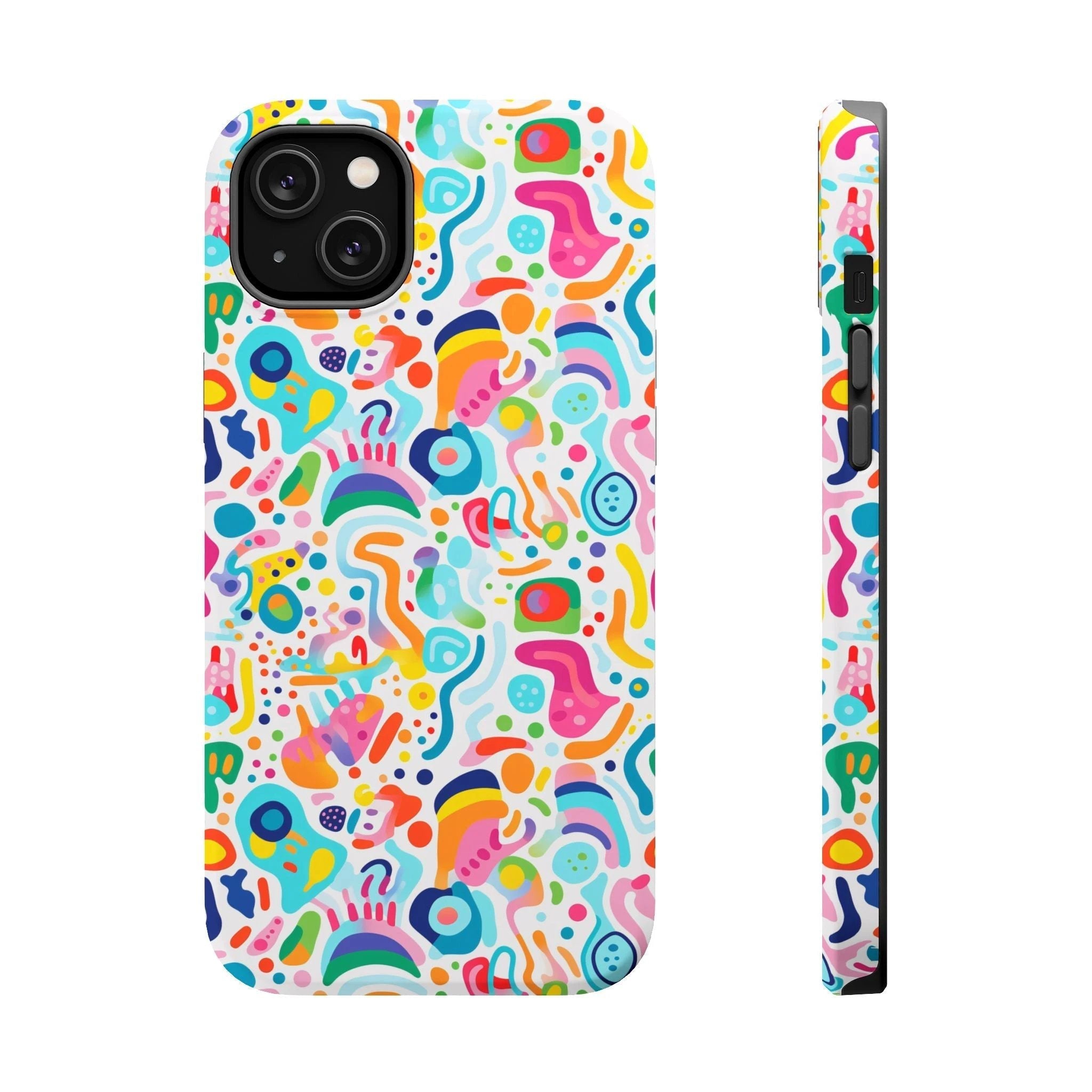Bespattered Facade Rainbow Doodles MagSafe Tough Case by Bespattered Facade