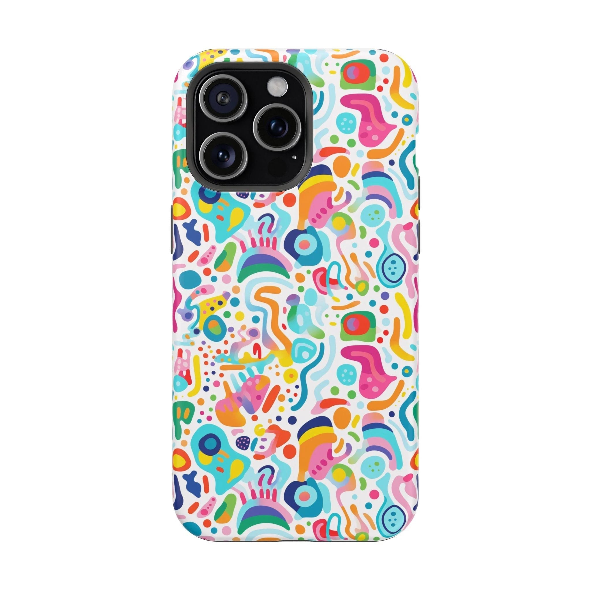 Bespattered Facade Rainbow Doodles MagSafe Tough Case by Bespattered Facade