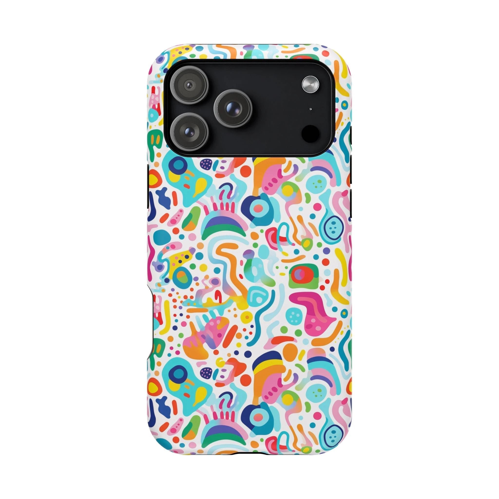 Bespattered Facade Rainbow Doodles MagSafe Tough Case by Bespattered Facade
