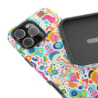 Bespattered Facade Rainbow Doodles MagSafe Tough Case by Bespattered Facade