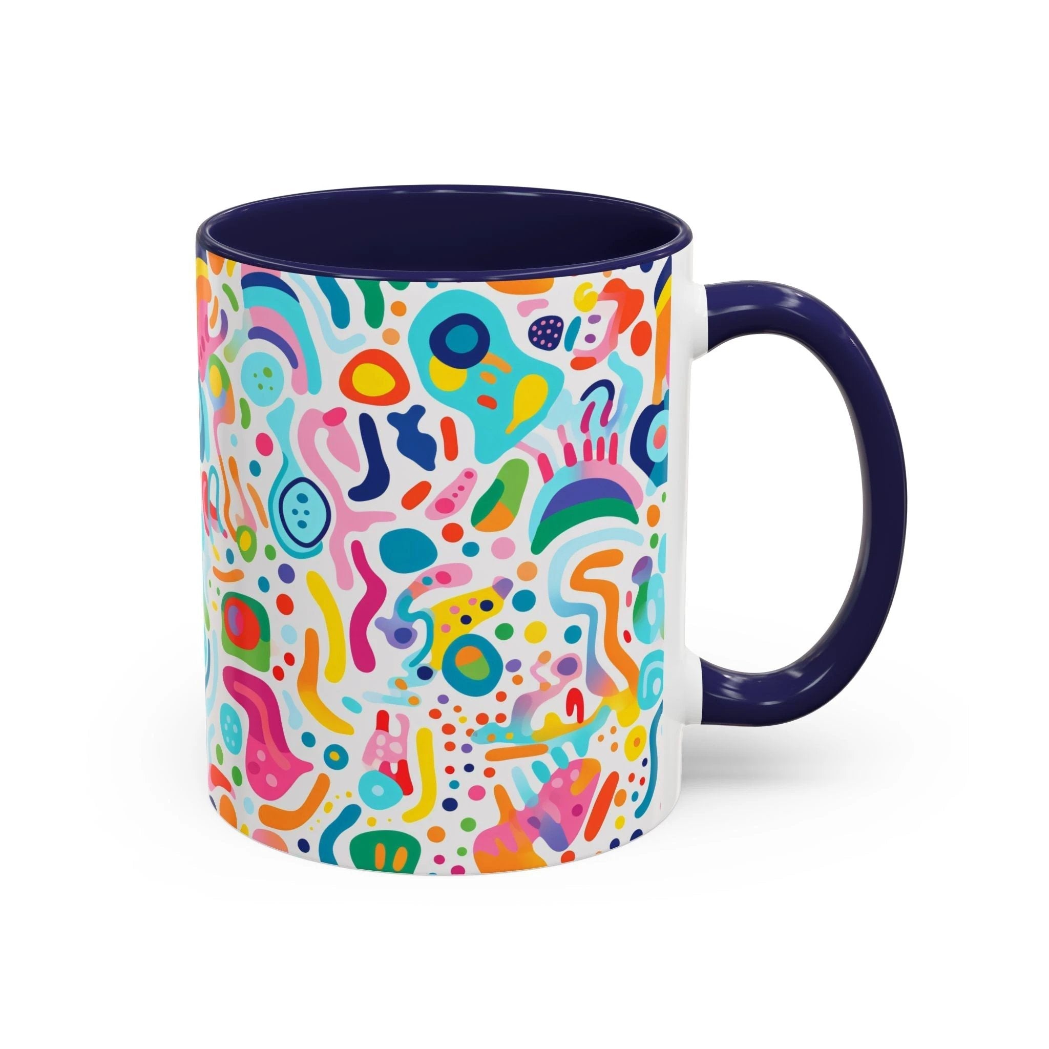 Bespattered Facade Rainbow Doodles Mug | Eight Colors | 11oz or 15oz by Bespattered Facade