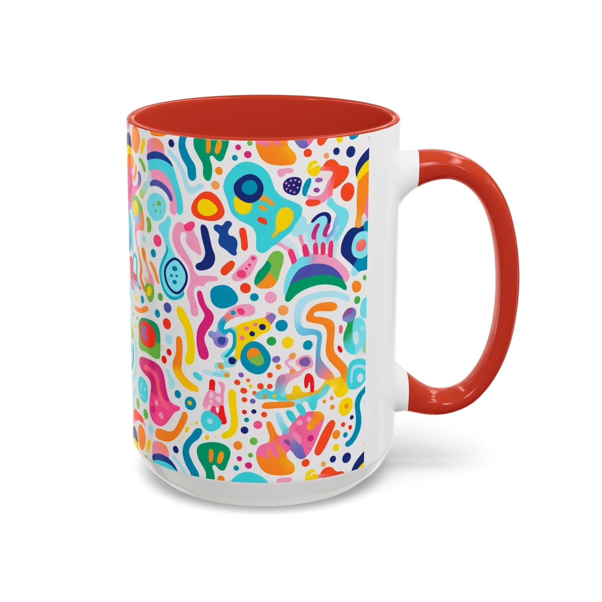 Bespattered Facade Rainbow Doodles Mug | Eight Colors | 11oz or 15oz by Bespattered Facade