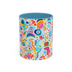 Bespattered Facade Rainbow Doodles Mug | Eight Colors | 11oz or 15oz by Bespattered Facade