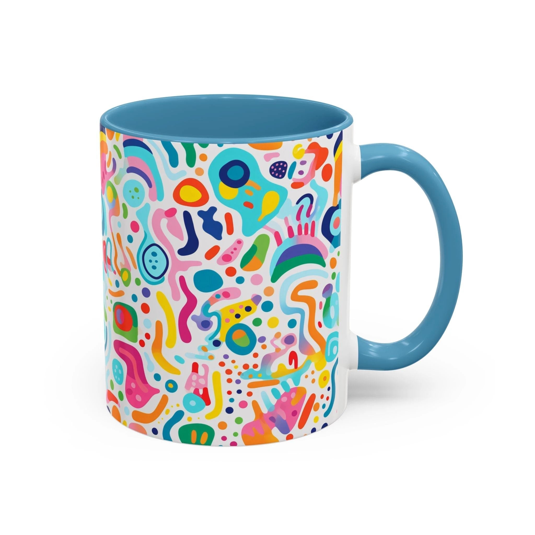 Bespattered Facade Rainbow Doodles Mug | Eight Colors | 11oz or 15oz by Bespattered Facade