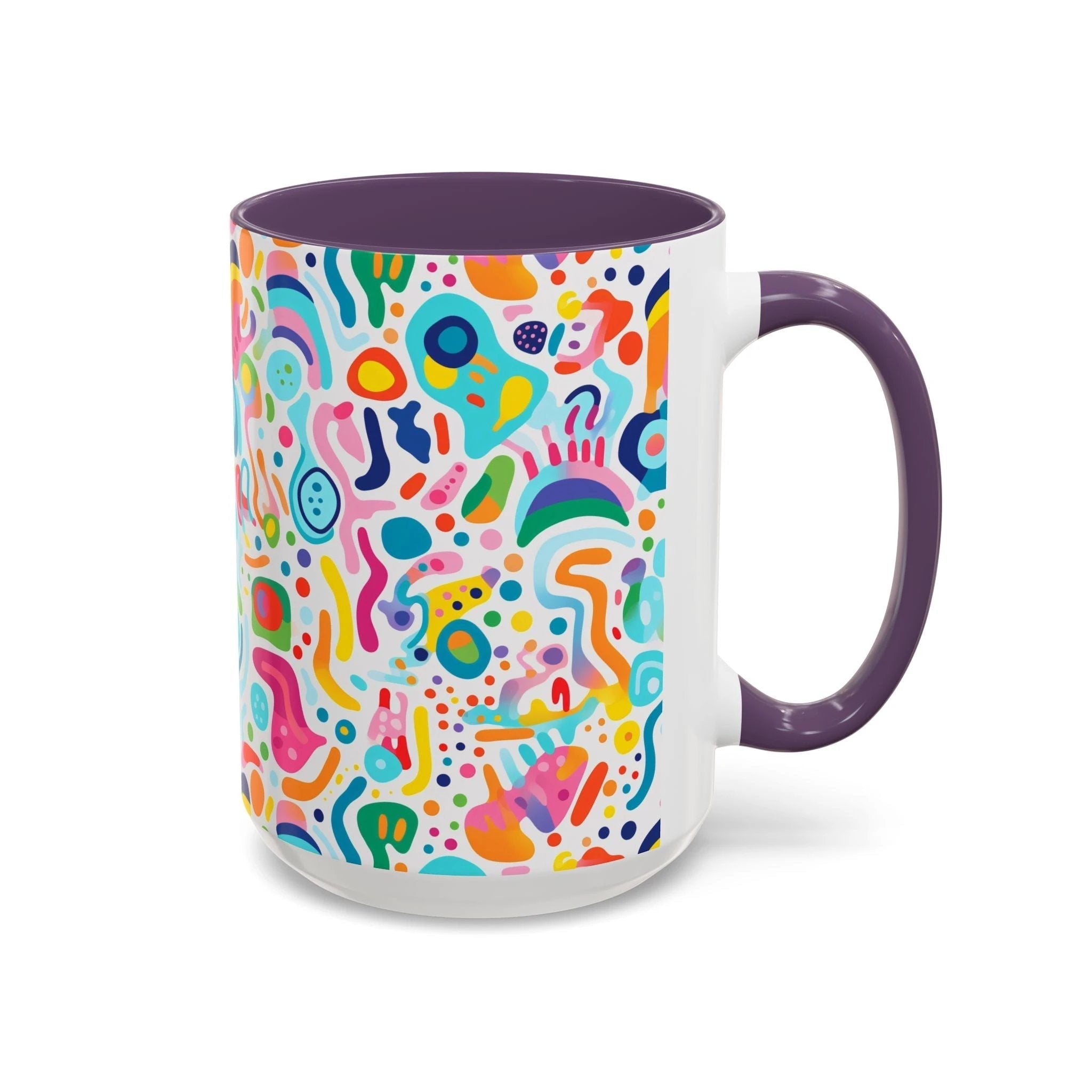 Bespattered Facade Rainbow Doodles Mug | Eight Colors | 11oz or 15oz by Bespattered Facade