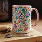 Bespattered Facade Rainbow Doodles Mug | Eight Colors | 11oz or 15oz by Bespattered Facade
