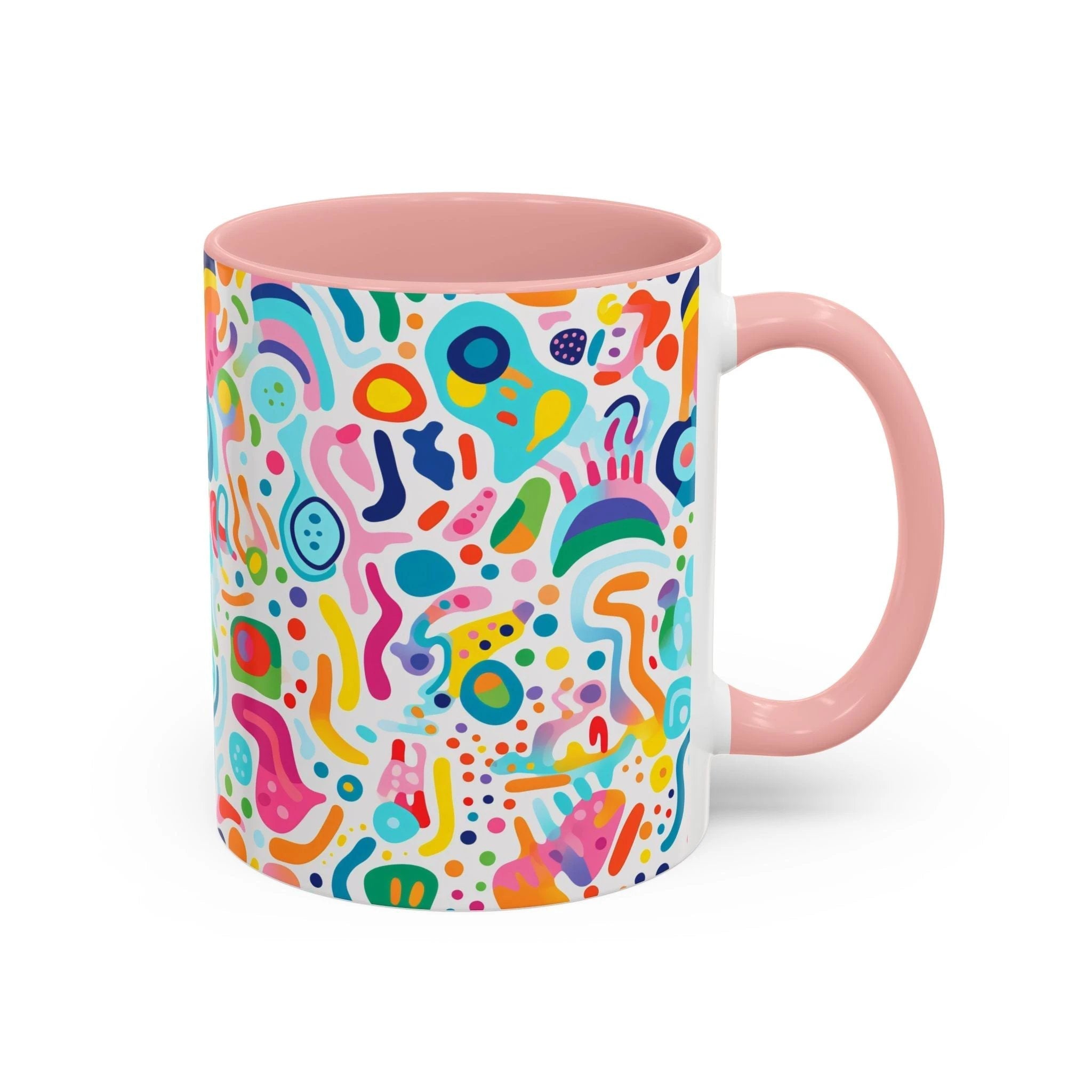 Bespattered Facade Rainbow Doodles Mug | Eight Colors | 11oz or 15oz by Bespattered Facade