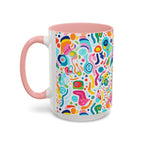 Bespattered Facade Rainbow Doodles Mug | Eight Colors | 11oz or 15oz by Bespattered Facade