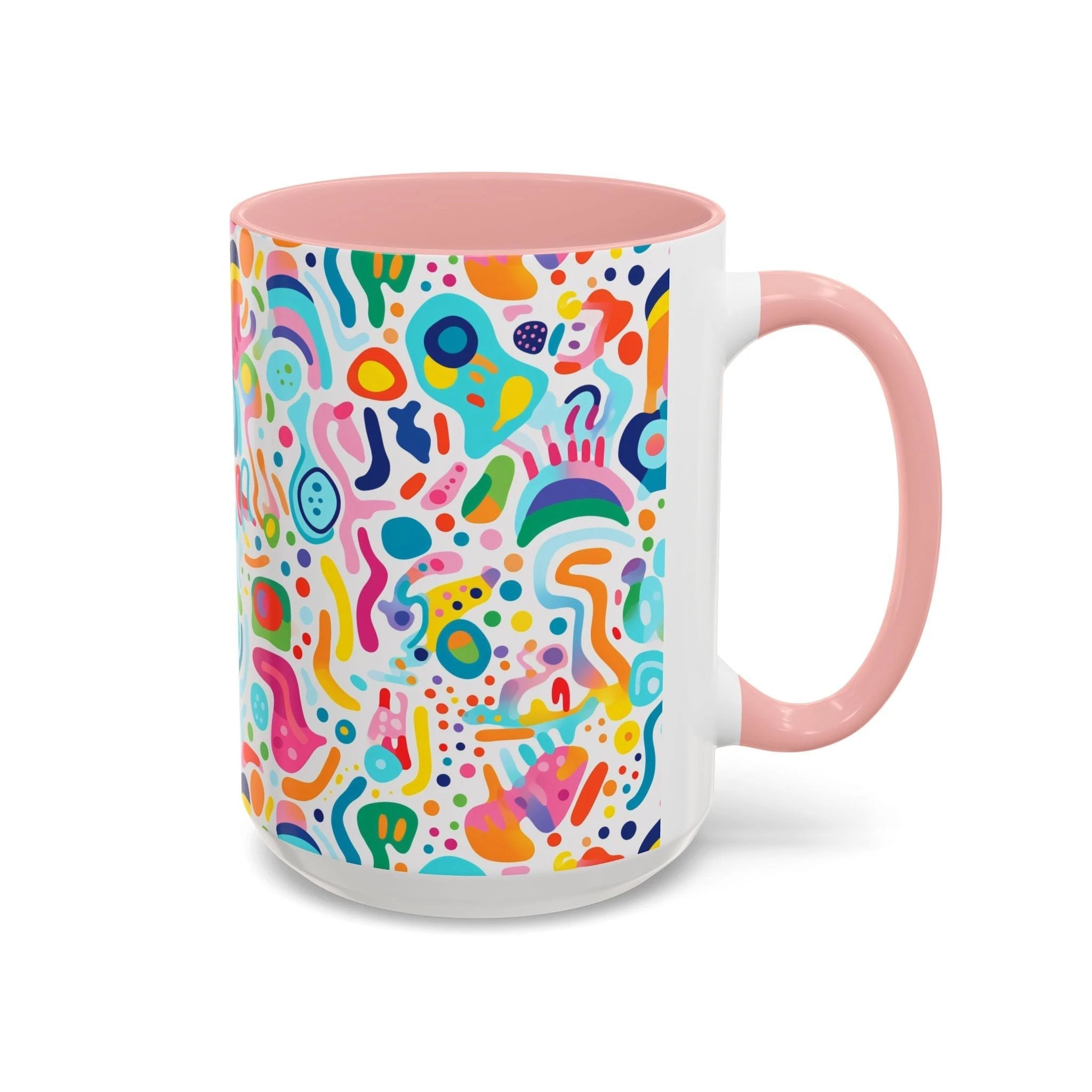 Bespattered Facade Rainbow Doodles Mug | Eight Colors | 11oz or 15oz by Bespattered Facade