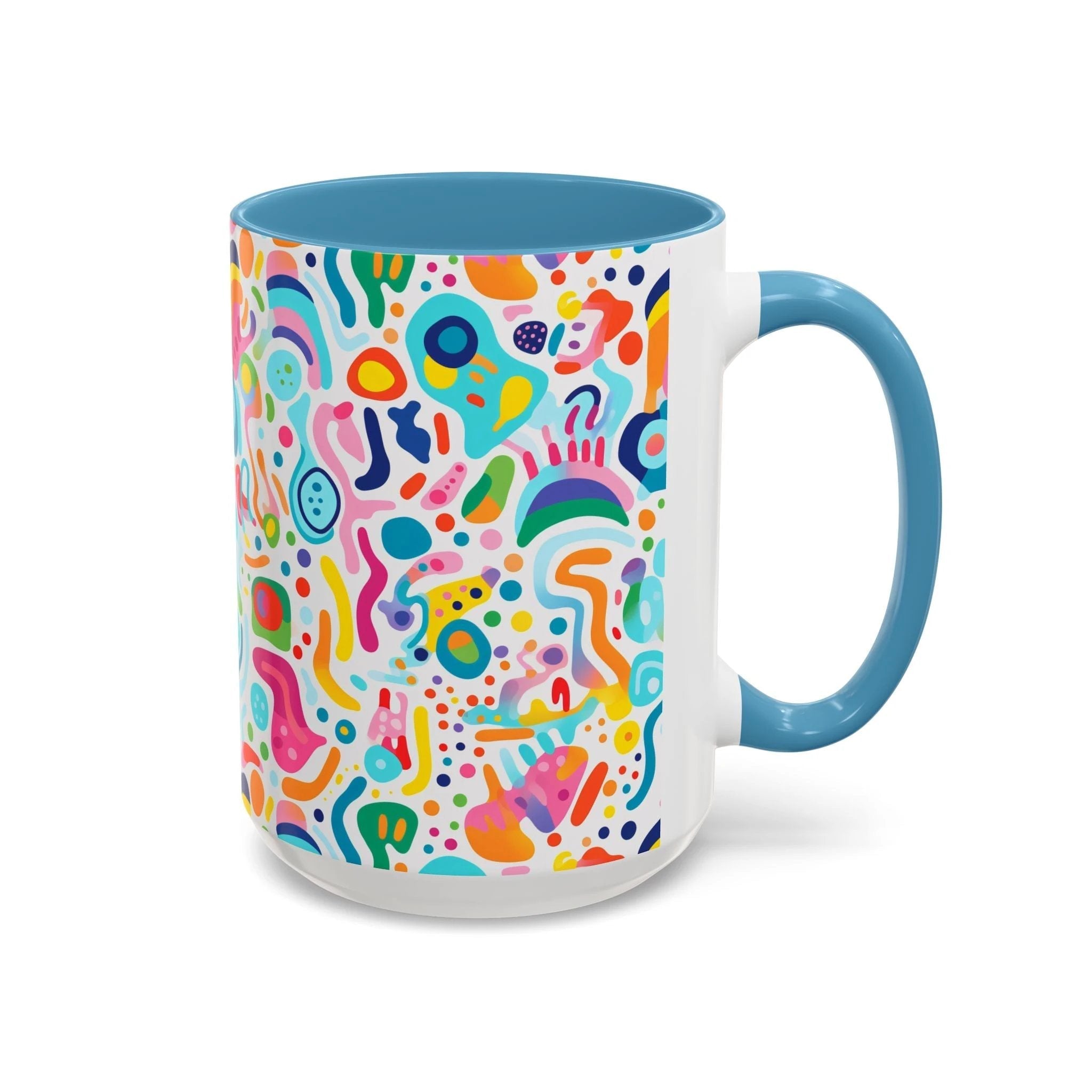 Bespattered Facade Rainbow Doodles Mug | Eight Colors | 11oz or 15oz by Bespattered Facade