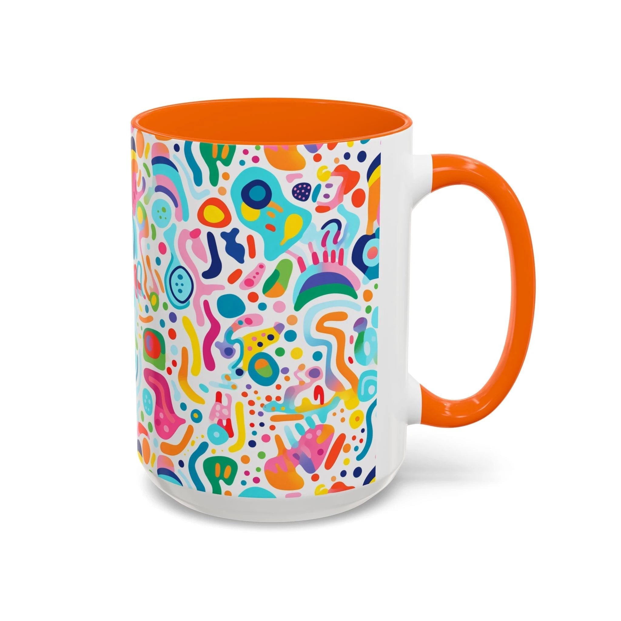 Bespattered Facade Rainbow Doodles Mug | Eight Colors | 11oz or 15oz by Bespattered Facade