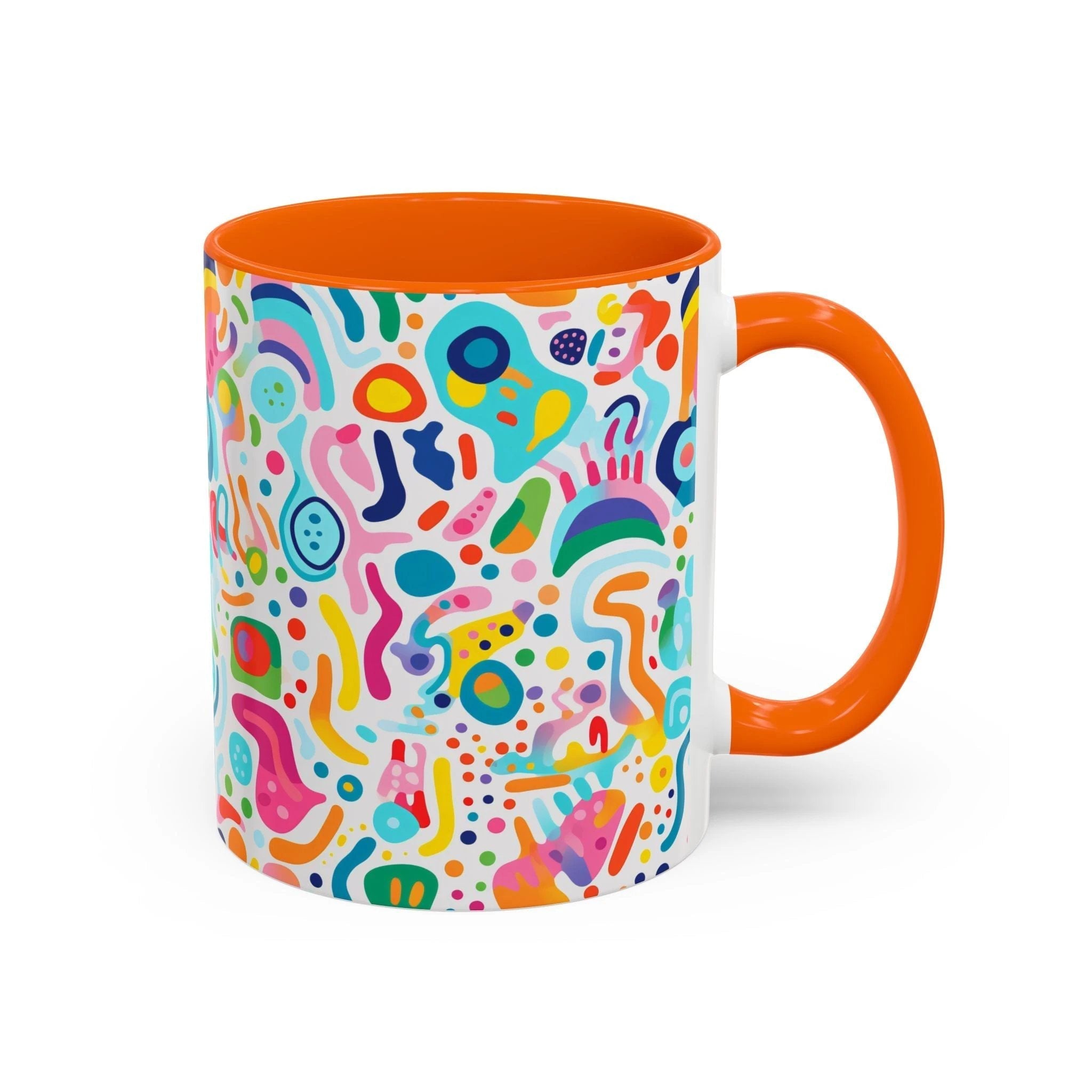 Bespattered Facade Rainbow Doodles Mug | Eight Colors | 11oz or 15oz by Bespattered Facade
