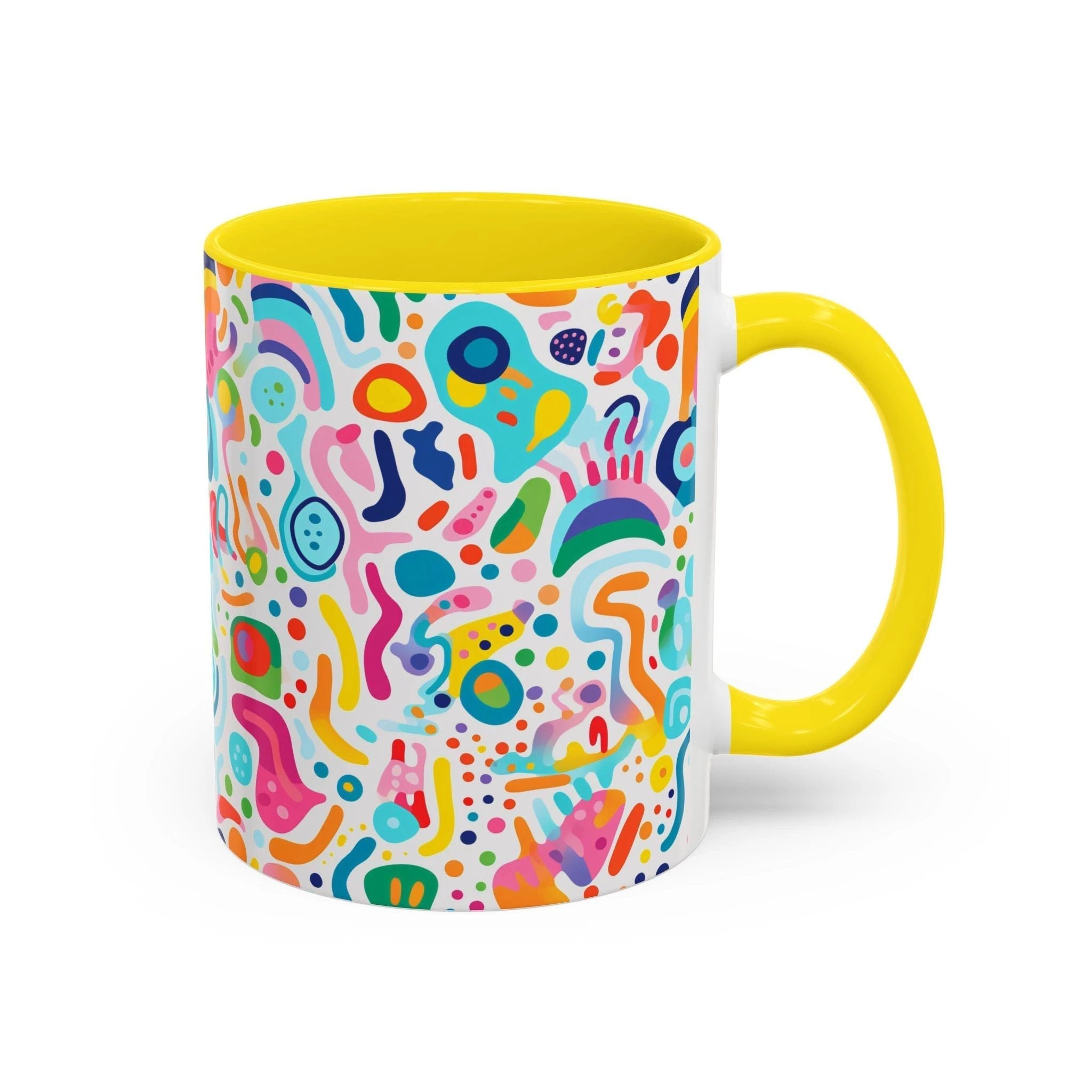 Bespattered Facade Rainbow Doodles Mug | Eight Colors | 11oz or 15oz by Bespattered Facade