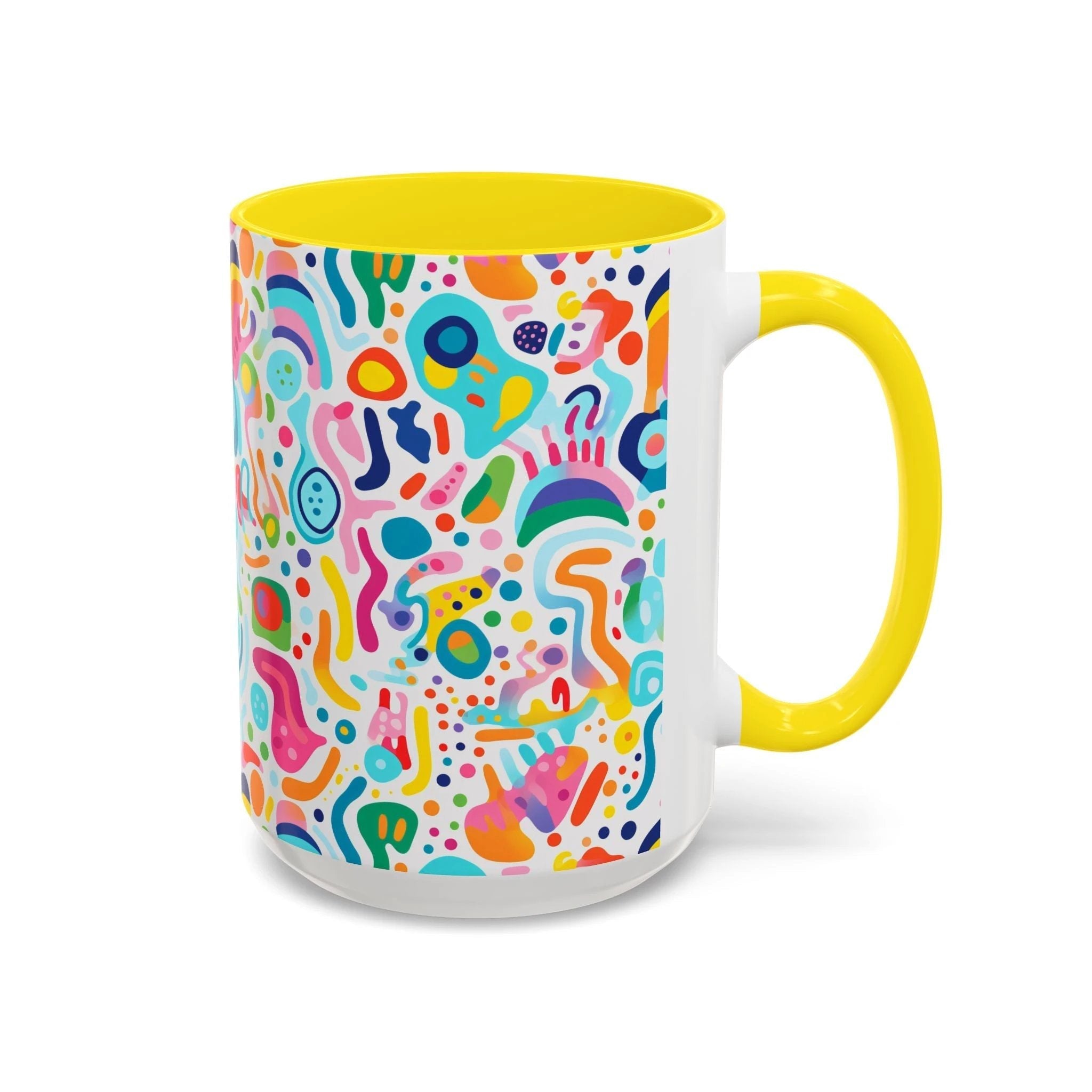 Bespattered Facade Rainbow Doodles Mug | Eight Colors | 11oz or 15oz by Bespattered Facade