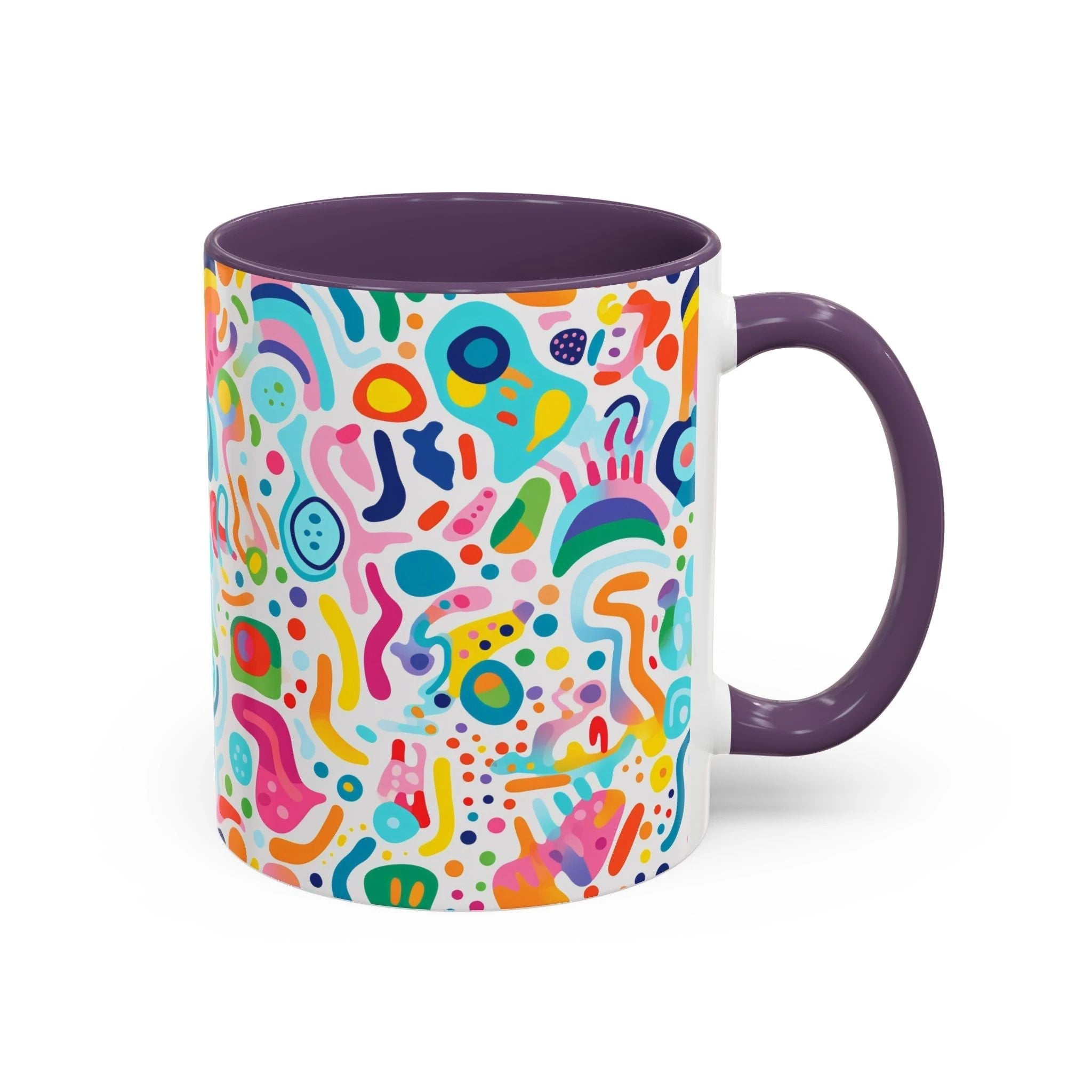 Bespattered Facade Rainbow Doodles Mug | Eight Colors | 11oz or 15oz by Bespattered Facade