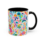 Bespattered Facade Rainbow Doodles Mug | Eight Colors | 11oz or 15oz by Bespattered Facade