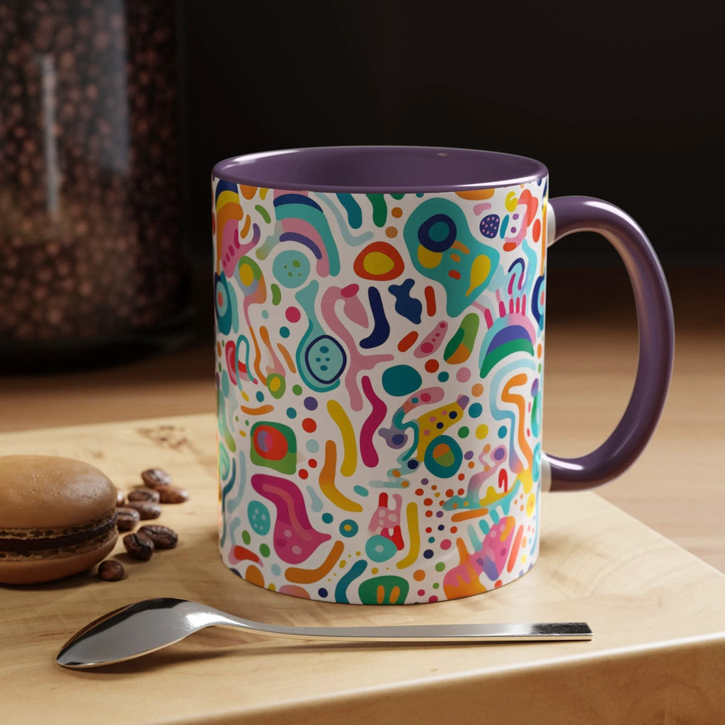 Bespattered Facade Rainbow Doodles Mug | Eight Colors | 11oz or 15oz by Bespattered Facade