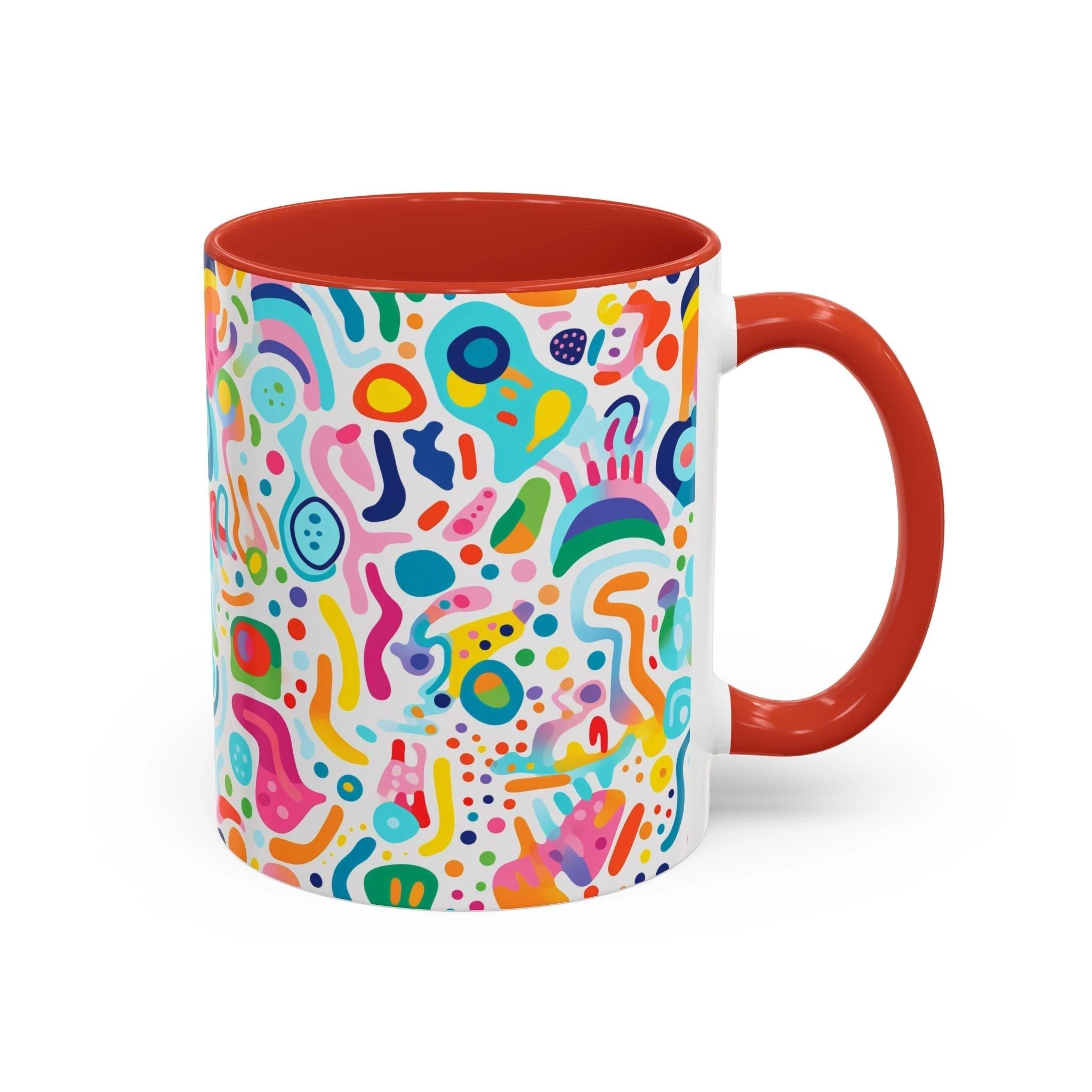 Bespattered Facade Rainbow Doodles Mug | Eight Colors | 11oz or 15oz by Bespattered Facade