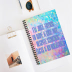 Bespattered Facade Rainbow "Have a Nice Day" Spiral Notebook - Lined Pages by Bespattered Facade