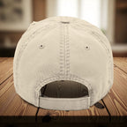 Bespattered Facade "Rainbow Is the New Black" Colorful Embroidered Distressed Dad Hat by Bespattered Facade